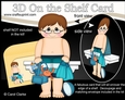 3D On the Shelf Card Kit - Little Teen Jarvis is spending the Day on the Beach