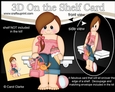 3D On the Shelf Card Kit - Little Teen Martie is spending the Day on the Beach