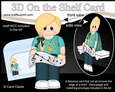 3D On the Shelf Card Kit - Litttle Music Conductor Alisa