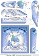 Xmas Oops Snowman meets a Snowball Fan Pyramage Topper