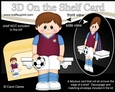 3D On the Shelf Card Kit - Little Footballer Diego