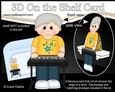 3D On the Shelf Card Kit - Keyboard Player Old Man Daryl