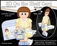 3D On the Shelf Card Kit - Barbara has a Basket of Daisies & letter