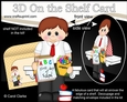 3D On the Shelf Card Kit - Its the 1st day at school for Little Shoolboy Grady
