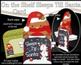 On the Shelf Sleeps Till Santa Card Kit - Cute Little Christmas Bobbin Robin