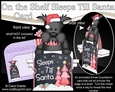 On the Shelf Sleeps Till Santa Card Kit - Cute Little Maisie Scottie Dog