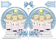 The Christmas Story Angel Choir Snow Globe Shaped Card