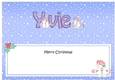 Large DL Christmas YVIE Snowmen Sam insert