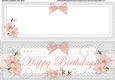 Large DL A Touch of Elegance Pretty Birthday Violas Quick Card Front with insert