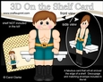 3D On the Shelf Card Kit - In the Blue Corner is Wrestler Mercury