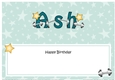 Large DL Birthday ASH Weights insert