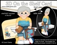 3D On the Shelf Card Kit - Old Man Jet Setter Monroe is off on Holiday