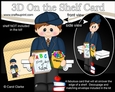 3D On the Shelf Card Kit - Its the 1st day at school for Little Shoolboy Agustin