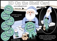 3D On the Shelf Card Kit - Christmas Santa with Seasonal Greetings Rosettes