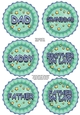3D Christmas Rosette Decoupage Sheet