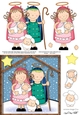 The Christmas Story Holy Family quick card and 3D decoupage