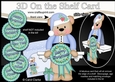 3D On the Shelf Card Kit - Christmas Austin Bear with Seasonal Greetings Rosettes