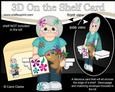 3D On the Shelf Card Kit - Little Artist Maryellen is being very creative in the Studio
