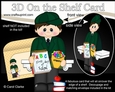 3D On the Shelf Card Kit - Its the 1st day at school for Little Schoolboy Juan
