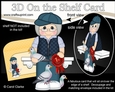 3D On the Shelf Card Kit - Little Pigeon Fancier Cecila