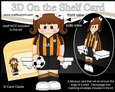 3D On the Shelf Card Kit - Little Footballer Joline plays for Hull