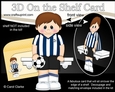3D On the Shelf Card Kit - Little Footballer Laban