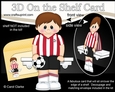 3D On the Shelf Card Kit - Little Footballer Hadrion