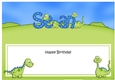 Large DL Birthday SEAN Dinosaurs insert