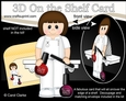 3D On the Shelf Card Kit - Little Glam Nails Nail Technician Mags