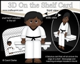 3D On the Shelf Card Kit - Little Ethnic Karate Boy Denzel
