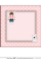 8 x 8 Cute Little Teen is Swinging High matching square insert Panel
