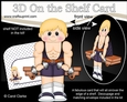 3D On the Shelf Card Kit - Little Weightlifter Ezequiel