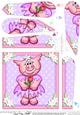 Zoe & Isa Piggy has a Rose Fan Pyramage Topper