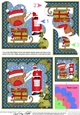 Christmas Bobbin Robin Posts a Letter to Santa Shell Edged Corner Stacker