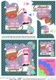 Christmas Bobbin Robin Posts a Letter to Santa Shell Edged Corner Stacker
