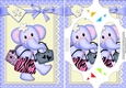 A5 Lola Elephant goes Shopping Scallop Corners and Pyramage