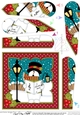 Christmas Snowman Rio goes Carol Singing Fan Pyramage Topper