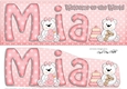 Large DL Welcome to the World MIA 3D decoupage