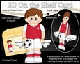 3D On the Shelf Card Kit - Little Footballer Elbert