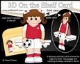 3D On the Shelf Card Kit - Little Footballer Adina
