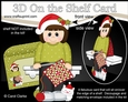 3D On the Shelf Card Kit - Little Christmas Crochet Lady