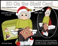 3D On the Shelf Card Kit - Little Christmas Crochet Old Lady