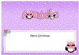 Large DL Merry Christmas ANNABELLE insert