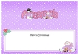 Large DL Merry Christmas ANASTAZIA insert