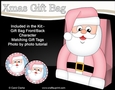 3D Christmas Santa Claus Gift Bag Mini Kit