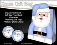 3D Christmas Santa Claus Gift Bag Mini Kit