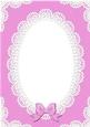 A4 Pearls and Lace Card Front