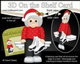 3D On the Shelf Card Kit - Christmas Jumper Old Lady goes Skating