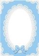 A4 Pearls and Lace Card Front