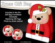 3D Christmas Livvy Bear Gift Bag Mini Kit